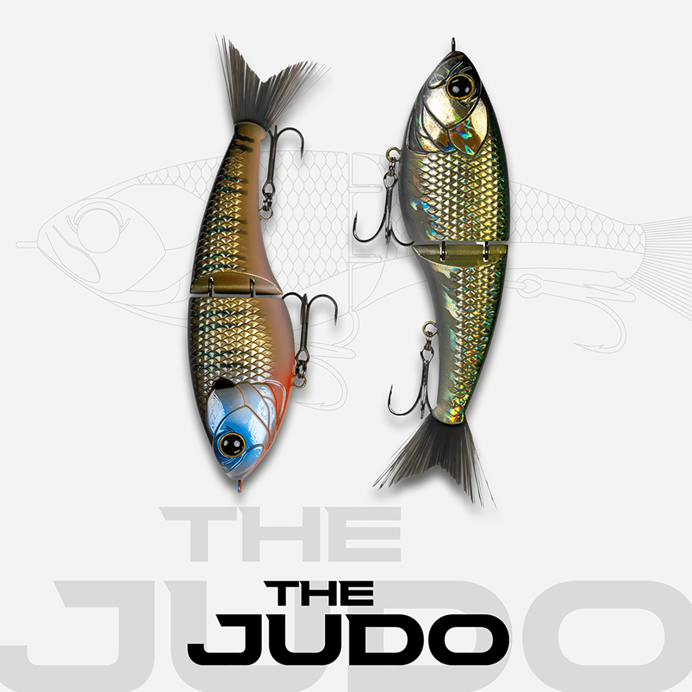 6th Sense – Judo 130 Swimbait Bass Fishing Lure, Single Jointed Hard Bait with Slow Sink and Brush Tail