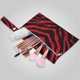 thumbnail image 2 of 2 Pack Wet Dry Bags,Bold Crimson Chevron Pattern Waterproof Reusable Dual Zipper Bags for Swimwear, Gym Clothes, Toiletries, Baby Diapers, 2 of 8