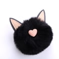 thumbnail image 4 of Momihoom Cute Cat Ears Keychain Pendant Women Key Ring Holder Pompoms Key Chains Thick Key Ring, 4 of 5