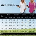 thumbnail image 3 of 4Th of July Shirts Women 3/4 Sleeve Henley neck Cute Shirts Casual Print Three Quarter Length T Shirt, 3 of 7