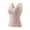 Beige, variant on PBFRDSJ Women's Lace Camisole Tank Top Seamless Tummy Control Compression Shapewear Camisoles V Neck Ribbed Slim Fitted Tops