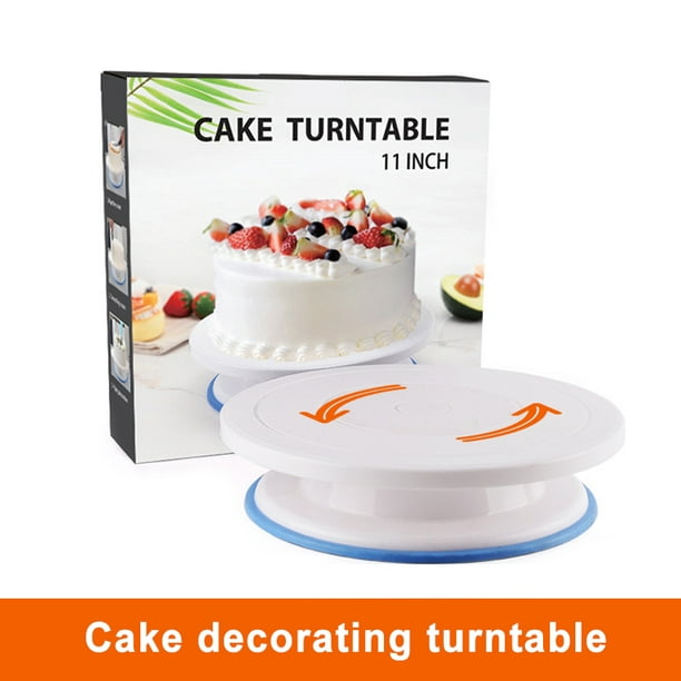Tourne-disque à gâteau tournant en douceur Support à gâteau Spinner Outils  de cuisson 