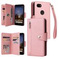 thumbnail image 1 of Case for Google Pixel 3A Magnetic Leather Zipper Wallet Cover Card Holder, 1 of 5