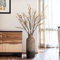 thumbnail image 2 of LuxenHome Brown Ombre Terracotta Narrow 19 Inch Tall Vase, 2 of 7
