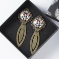 thumbnail image 4 of Panda Elegant Vintage Copper-Colored Lace Bookmarks - Set of 2 Stainless Steel Book Marks for Book Lovers and Readers, 4 of 5