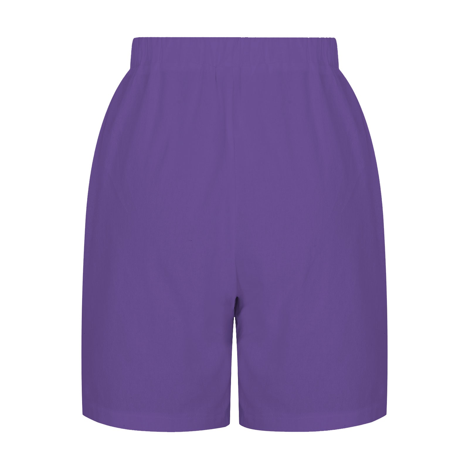 Njoeus Women's Cotton Linen Casual Shorts Drawstring Pull On Short ...