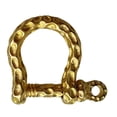 thumbnail image 2 of Hebilla de anillos D de tornillo de cobre de 1 pieza para ejercicio acuáticos ejercicio libre kusrkot Hebilla de herradura de latón, 2 of 8