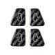 thumbnail image 1 of For Model 3 Door Switch Button Protective Sticker Door Lock Switch Trim Interior, 1 of 1