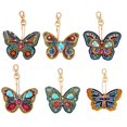 thumbnail image 1 of 6 Pcs DIY Papillon Porte-Clés Peinture Diamant Forme Spéciale Cadeau, 1 of 1