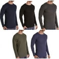 thumbnail image 2 of Hanes Men's Big & Tall Waffle Knit Long Sleeve Crew Cozy, Classic Comfort, 2 of 5