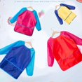 thumbnail image 6 of BAETEUY Kids Waterproof Art Apron with Long Sleeves Mess-Free User-friendly Versatile Painting Smock for Children, 6 of 8