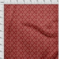 thumbnail image 3 of oneOone Viscose Chiffon Red Fabric Geometric Bandhani Craft Projects Decor Fabric Printed By The Yard 42 Inch Wide, 3 of 4