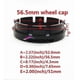 thumbnail image 5 of 4pcs 54mm 56mm 60mm for ST Cobra Shelby Car Wheel Center hub Cap Badge covers emblem sticker car Styling accessories, 5 of 5