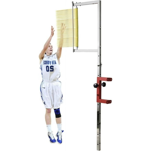Adjustable Height Vertical Jump Tester, 47.24''-137.8" Wall-Mounted Vertical Jump Measurement Tool,School Gym Vertical Jump Trainer Training Equipment,Vertical Tester,Vertical Jump Tester Outdoor Use