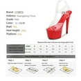 thumbnail image 7 of LTARTA Heels Clear Shoes Woman Platforms High Heels Sandals Sexy Big Fish Toe  Shoes New Crystal Sandals Slipper Walking Show, 7 of 7