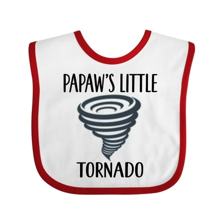 

Inktastic Papaw Grandson Gift Tornado Gift Baby Boy Bib