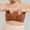 Brown, variant on Asdl59l Strapless Bras for Women Bandeau Bras for Women Convertible Bras for Women Wireless Bras with Support and Lift Front Closure Bras Plus Size Bandeau Bras Soft Bras Ladies Bra Black L