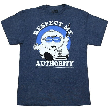 South Park Cartman Respect My Authority T-Shirt (Best Of Cartman South Park)