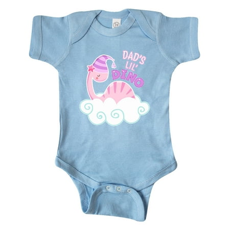 

Inktastic Dad s Lil Dino with Cute Pink Baby Dinosaur Gift Baby Boy or Baby Girl Bodysuit