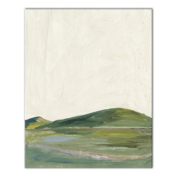 Creative Products Abstract Green Hills 24 x 30 Canvas Wall Art
