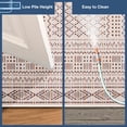thumbnail image 4 of Liora Manne  Avena Panel Stripe Indoor/Outdoor Rug Ivory 3'3" x 4'11" 3' x 5' Indoor,Outdoor,Accent Living Room,Kitchen,Patio Tan,Natural Rectangle, 4 of 5