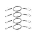 thumbnail image 1 of 4Pcs 2M x 1.5mm Adjustable Picture Hanging Wire Kit-Heavy Duty Stainless Steel Wire Rope ,Holds Up to 60Lbs, 1 of 6