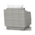 thumbnail image 6 of RST Brands Cannes Aluminum Wicker and Fabric Club Chairs in Ink/White (Set of 2), 6 of 6