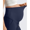thumbnail image 3 of G4Free EverGoing Maternity Athletic Shorts with Pockets Over The Belly Drawstring Casual Pregnancy Shorts Yoga Workout, 3 of 8