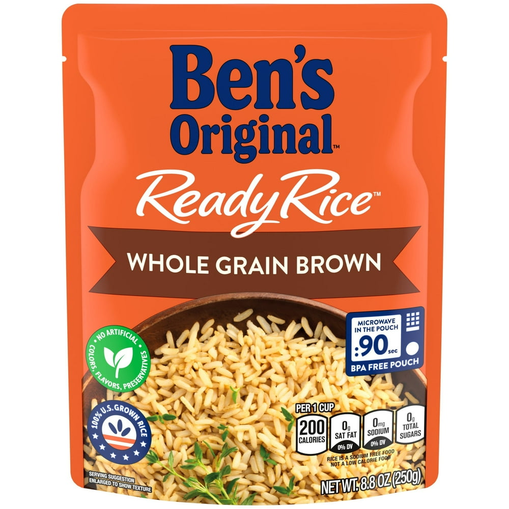 Ben's Original™ Ready Rice™, Whole Grain Brown, 8.8 oz. pouch - Walmart ...