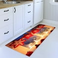 thumbnail image 1 of mbrilla de Puerta con Decoración Navideña Impresa, mbra de Navidad Suave, mbrilla de 3D para Puerta, mbra Antideslizante,  40x120cm perfecl  Alfombra de área de cocina, 1 of 8
