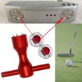 thumbnail image 2 of Soidarity Llave de tornillo de putter de golf, kit de agujeros de 5 pines de acero, herramientas de peso portátiles Golf rojo Soidarity OD020956-01, 2 of 6