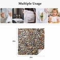 thumbnail image 5 of Colorful Stones Cloth Napkins, Farmhouse Stones Modern Art Washable and Reusable Dinner Napkins Set of 2, Table Napkin for Kitchen Party Birthday Wedding Hotel Housewarming 20"x20", 5 of 9