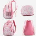 thumbnail image 4 of School Bag Backpack for Girls,Lightweight Shoulder School Bookbag for Kids Teens,Suitable for Middle Elementary,Pink, 4 of 9