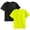 Black/Yellow, variant on Kanu Surf Boys Swim Shirt - 2 Pack UPF 50+ Quick Dry Short Sleeve Rash Guard for Boys (Sizes: 3T-16)