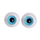 thumbnail image 1 of 2 ojos móviles grandes para muñecas (6 mm) para manualidades y manualidades. StyleB-Azul claro, 1 of 5