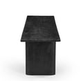 thumbnail image 6 of Grackle Solid Wood Dining Bench - Black, 6 of 7