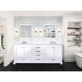thumbnail image 5 of 80" X 22" White Bath Vanity With Quartz Surface, Included Faucet, 30" Mirrors - And Scratch Stain 80 In. W 22 D Vanity, Top, To Stains, 5 of 6