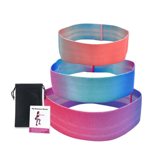 Banda De Rally De Yoga Bandas de resistencia antideslizantes para la cadera, ejercicio de botín, bucles elásticos de elevación con Kit de bolsa Tmvgtek Para Estrenar