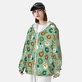 thumbnail image 5 of Easygdp Christmas Donuts Lightweight Long Sleeve Sun Shirt Sports long-Sleeved Sun Protective Clothing, Quick Drying Breathable - Medium, 5 of 9