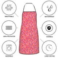 thumbnail image 6 of Gaeub Colorful Sprinkles Donuts Kitchen Cooking Aprons Adjustable Bib Apron Waterdrop and Oil Resistant Kitchen Chef Apron for Women Men, 6 of 7