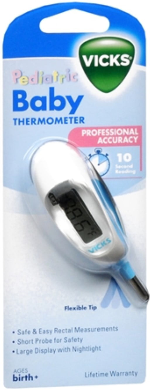 Vicks Pediatric Baby Rectal Thermometer Brand NEW Professional Accuracy NEW 