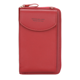thumbnail image 1 of Cartera de cuero Bolso de hombro de cuero de PU Monedero Bolso bandolera Cartera Bolsa de almacenamiento de tarjetas de dinero, Rojo Sweethay AP001028-07, 1 of 7