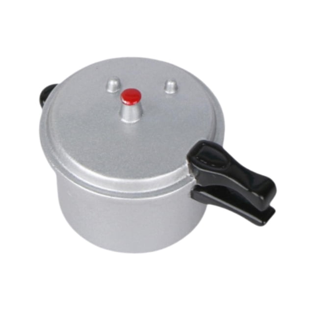 koolsoo Autocuiseur 1/12 Modèle Mobilier de Maison de Poupée pour Maisonnette Style Micro Paysage A