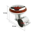 thumbnail image 2 of Universal Car Steering Wheel Aid Power Handle Assister Knob Spinner A0W0 P0M9, 2 of 6