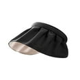 thumbnail image 2 of Sun Visor Cap for Women Collapsible Anti UV Women Summer Sun Hat Outdoor Sun Soft Wide Brim Empty Top Hat, 2 of 8