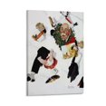 thumbnail image 1 of Cuadro con impresiones navideñas de Norman Rockwell (18) Póster, pintura decorativa, lienzo, arte de pared, carteles para sala de estar, pintura para dormitorio, 30 x 45 cm, 1 of 6
