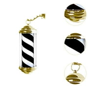 Stgfyxgs Barber Pole Light Barber Shop Pole LED LED Strips Light Classic,Barbershop Rotating Light,Hair Salon Open Sign for Hair Salon 40 black and white