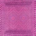 thumbnail image 1 of Ahgly Company Indoor Square Southwestern Pink Country Area Rugs, 7' Square, 1 of 4