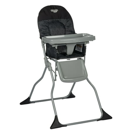 Cosco Kids Simple Fold High Chair, Noir Dot