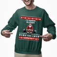 thumbnail image 2 of Christmas Sweatshirt, I'm Gonna Sleigh This Workout Christmas Sweatshirt, Muscular Santa Ugly Holiday Jumper, Funny Gym Lover Gift for Weightlifters & Fitness Fans, 2 of 5